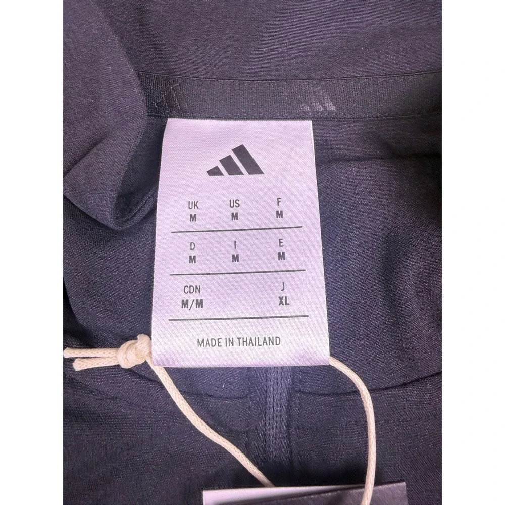 Adidas Ultimate Woven Quarter-Zip Pullover Men Medium Black NEW Quarter Zip Golf